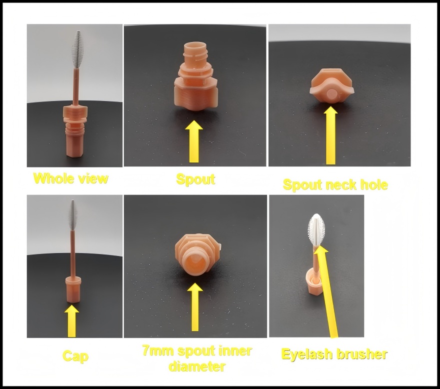 Characteristic of spout caps customized for makeup products (HL070DL)